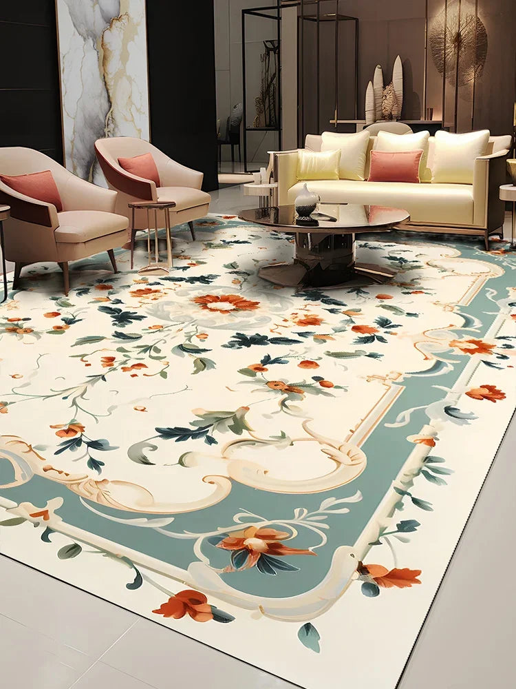 Pastoral Style Carpets for Living Room Bedroom Decor
