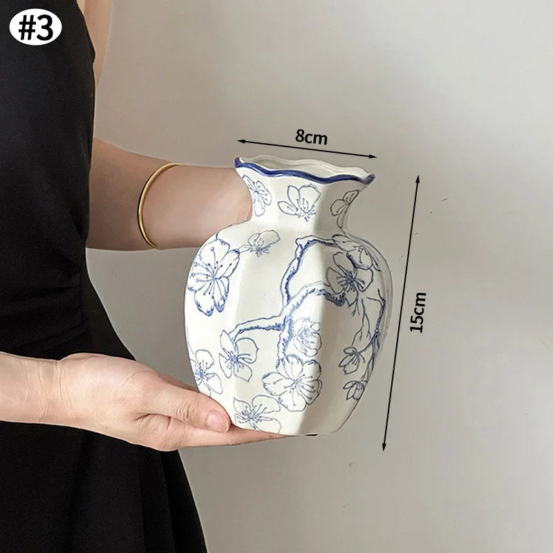 Ceramics Nordic Vase Flower Vase Bedroom Kitchen Tabletop