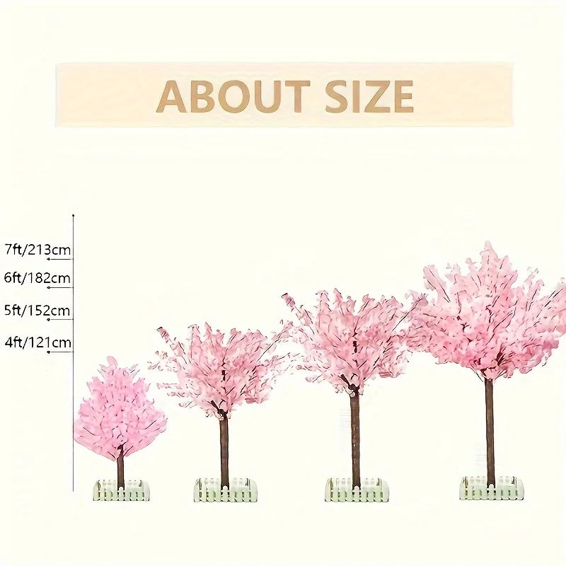 Artificial Cherry Trees Natural Cherry Blossom Pink Tree Outdoor