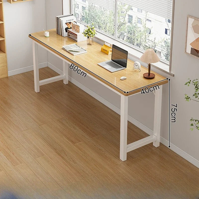 Modern Compact Dining Table Study Desk Narrow Space Saving Kitchen Table
