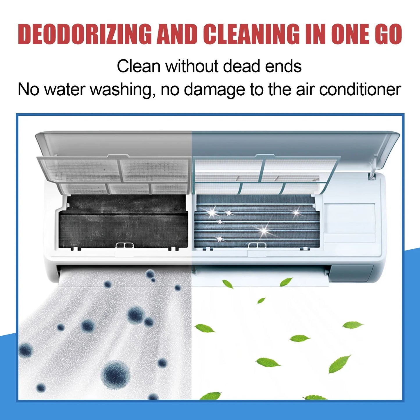 2pcs Air Conditioner Cleaner Spray  Foam Conditioner Cleaning Agent