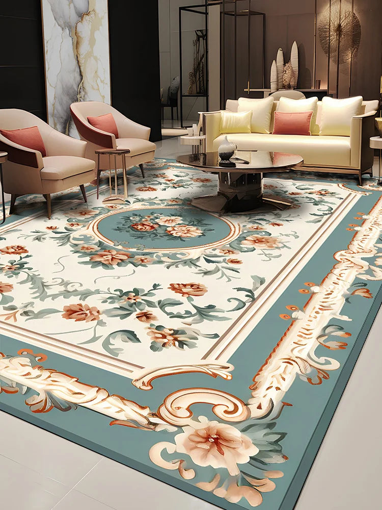 Pastoral Style Carpets for Living Room Bedroom Decor