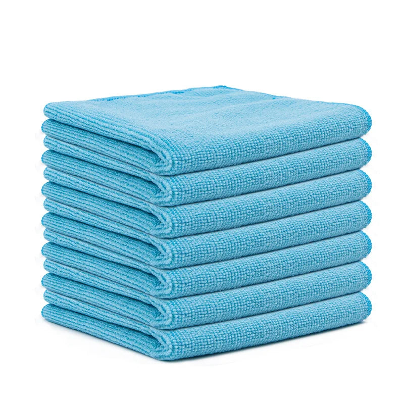 Microfiber Cleaning Cloth 12 Pack Cleaning Towels with 4 Color Assorted 11.5"X11.5"