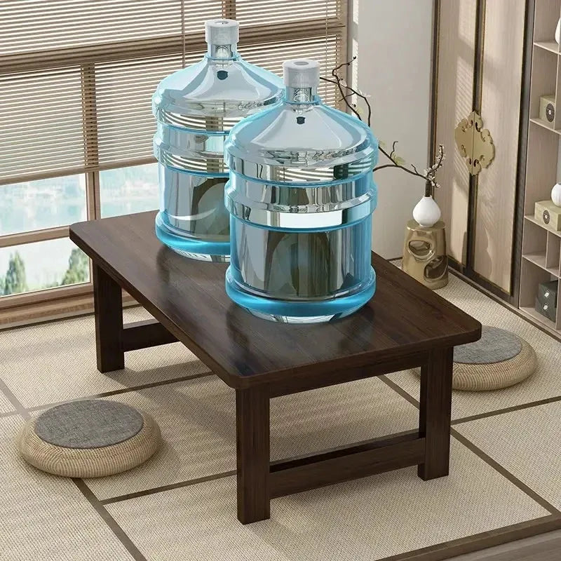 Solid Wood Folding Coffee Table Japanese Tatami Style