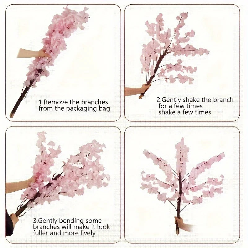 Artificial Cherry Trees Natural Cherry Blossom Pink Tree Outdoor