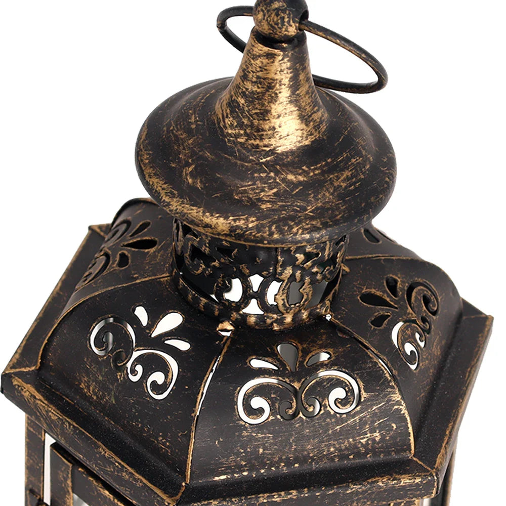 Vintage Nordic Candle Holder Lanterns Candles Aesthetic Hanging Lantern