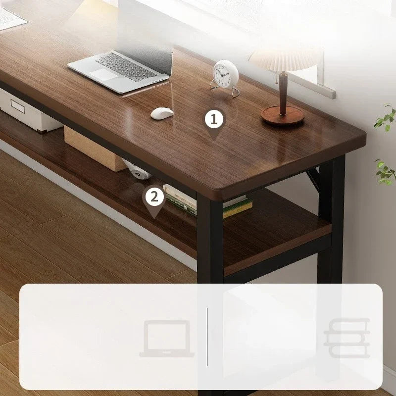 Modern Compact Dining Table Study Desk Narrow Space Saving Kitchen Table