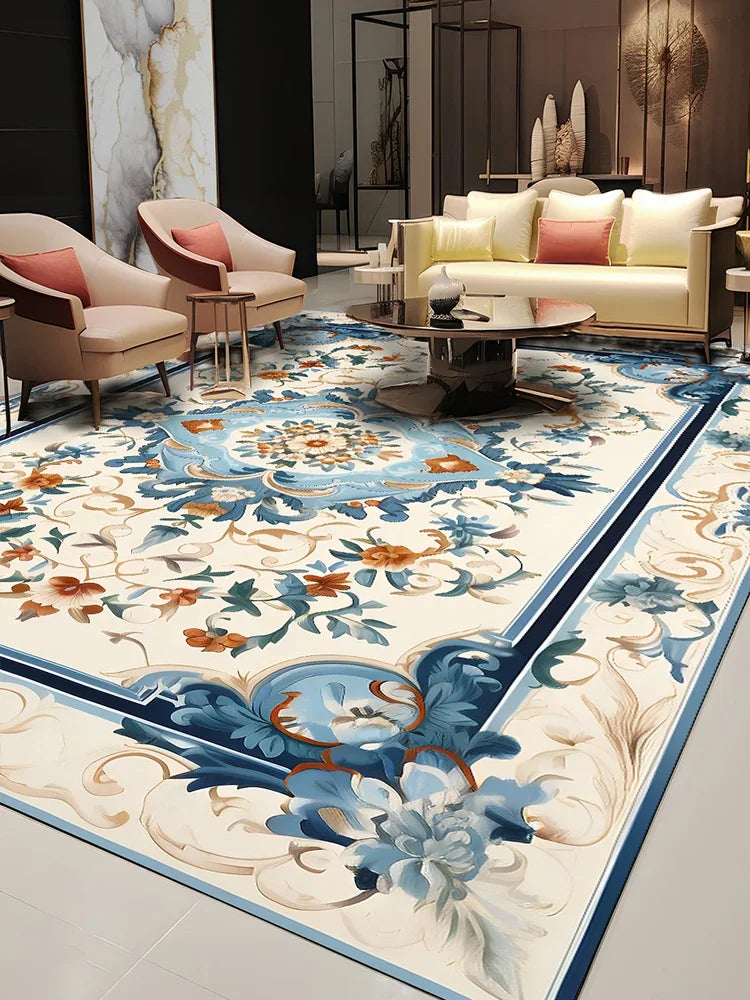 Pastoral Style Carpets for Living Room Bedroom Decor