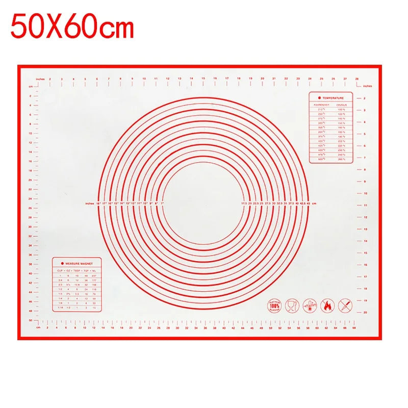 UNTIOR 1PCS Silicone Baking Mat Kneading Pad Dough Mat