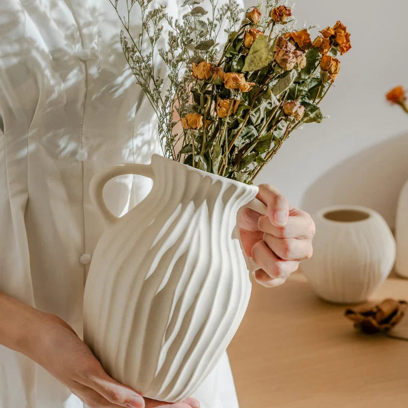 Ceramics Nordic Vase Flower Vase Bedroom Kitchen Tabletop
