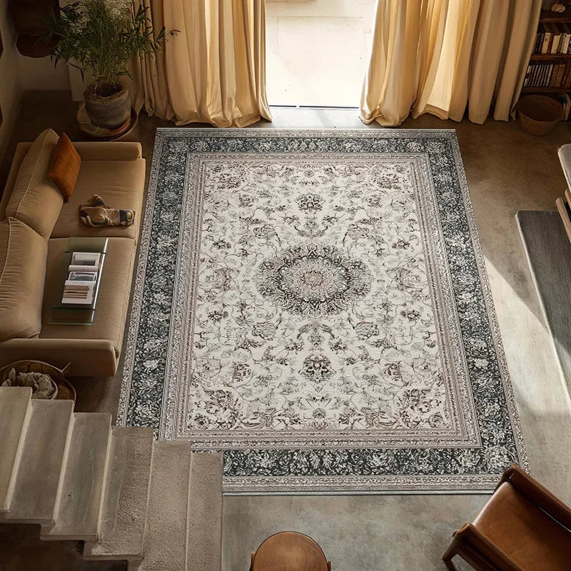 RAKKS Retro Style Rugs for Bedroom Large Area Living Room Decoration