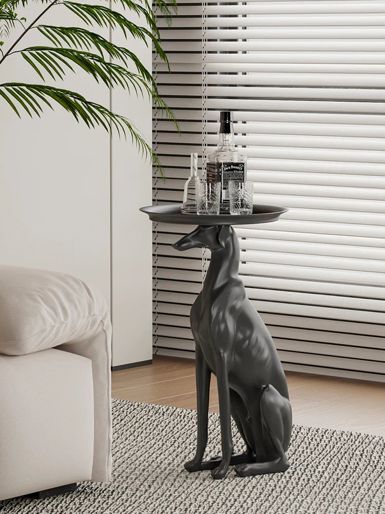Dog Statue Sculpture, Coffee Table, Living Room Decoration,