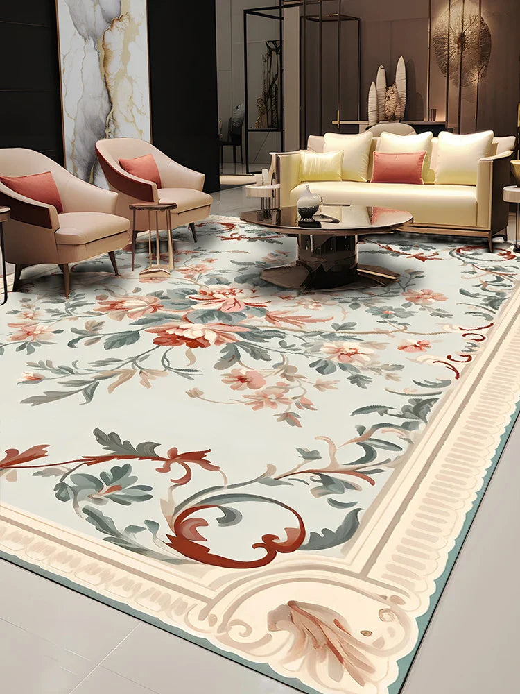 Pastoral Style Carpets for Living Room Bedroom Decor