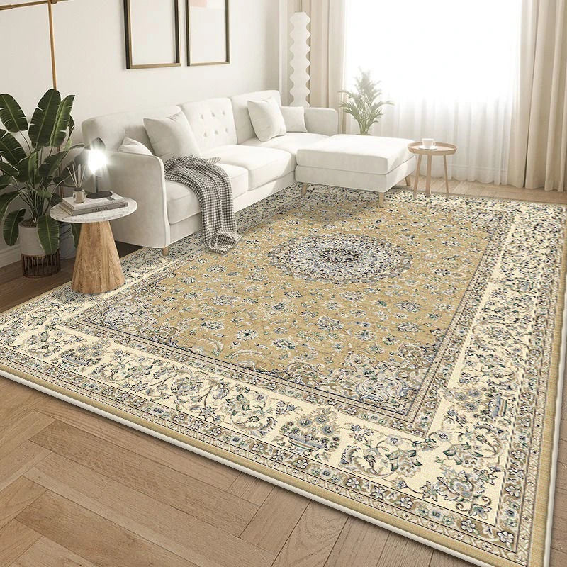 Retro Carpets for Living Room  Persian Design Rugs Large Size Non-slip Rug