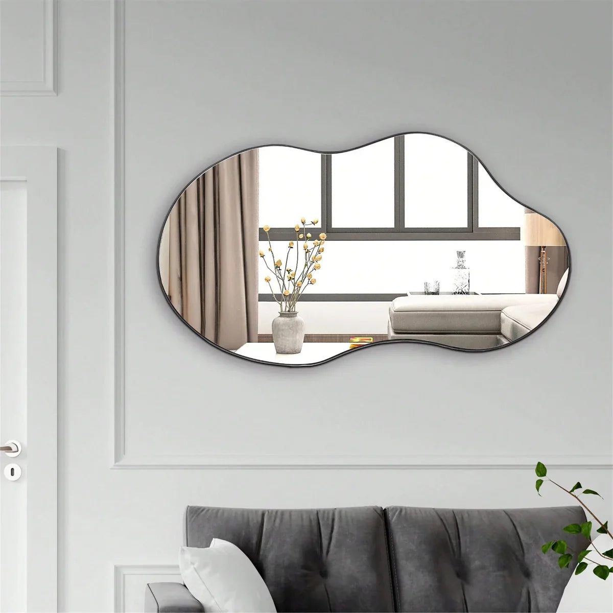 1pc Irregular Wall Mirror For Home Decoration, Room, Bathroom Living Room