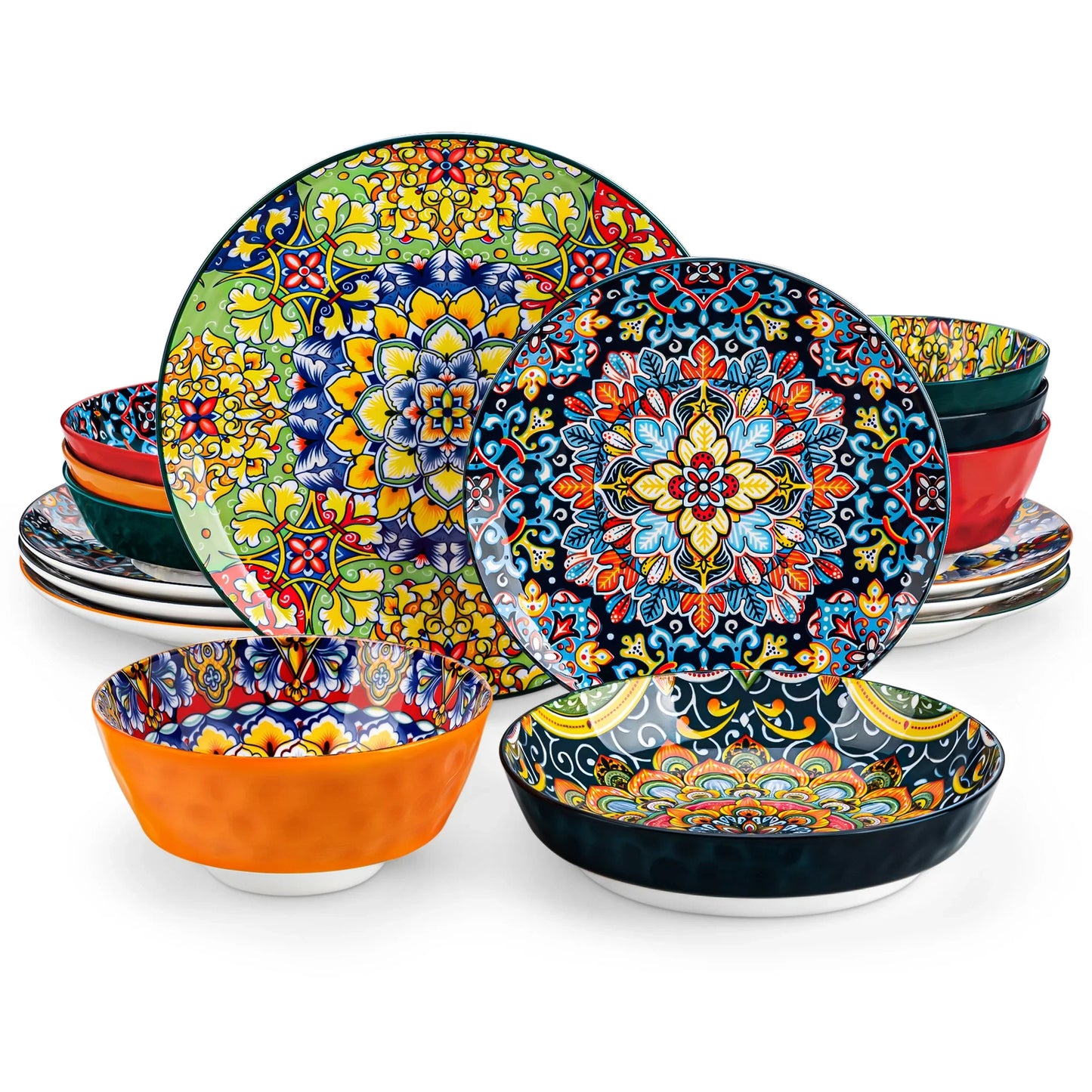 vancasso 12/16/18/24 Piece Ceramic Dinnerware Set For 6