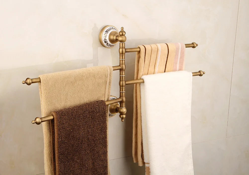 Porcelain Base Bathroom Hardware Set