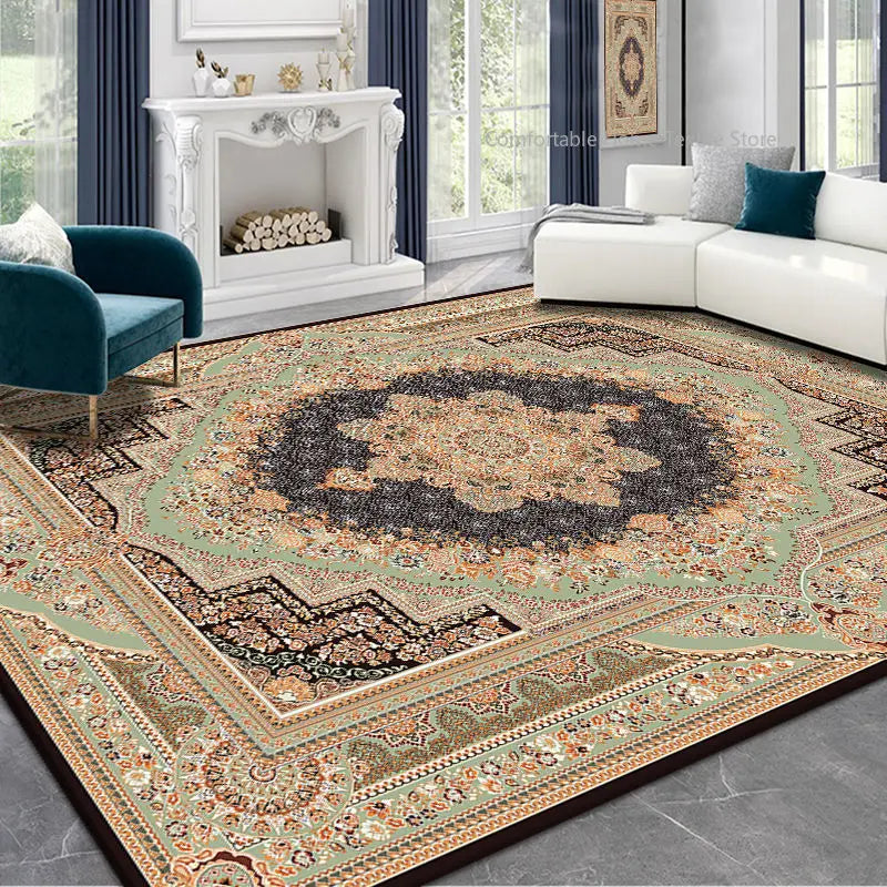 Persian Style Carpet for Living Room Bedroom Carpet Non-slip Bedside  200x300
