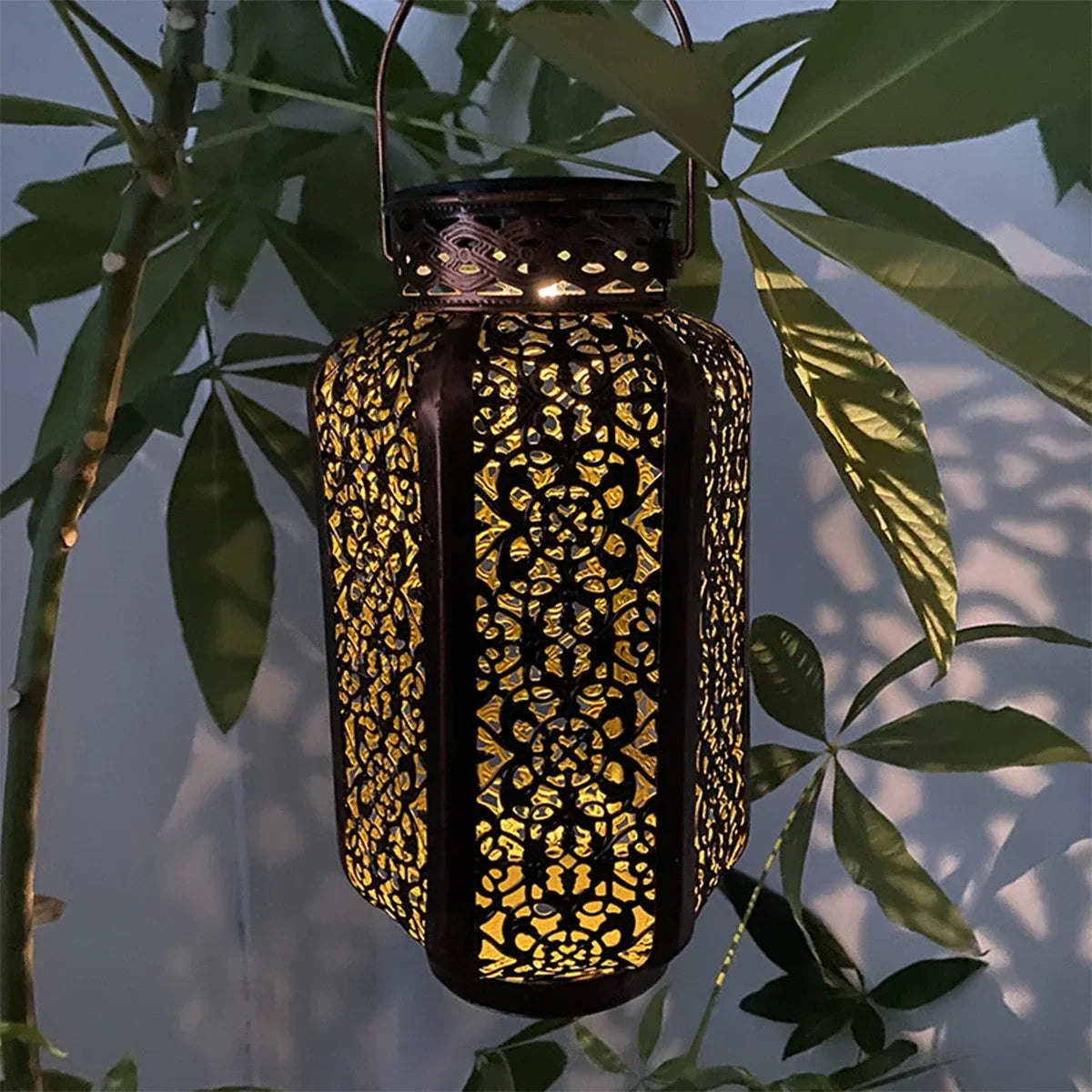 Led Solar Light Solar Hanging Lantern =