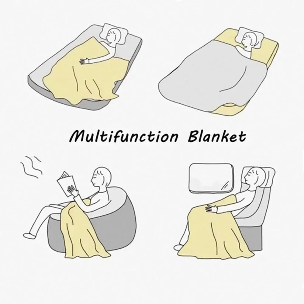 Black-eared Mouse Couch Throw Blanket