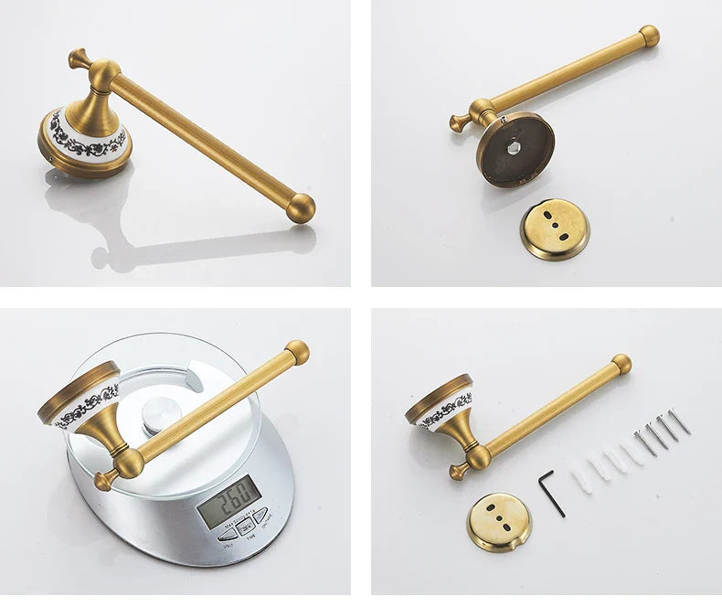 Antique Bronze Bathroom Hardware Set