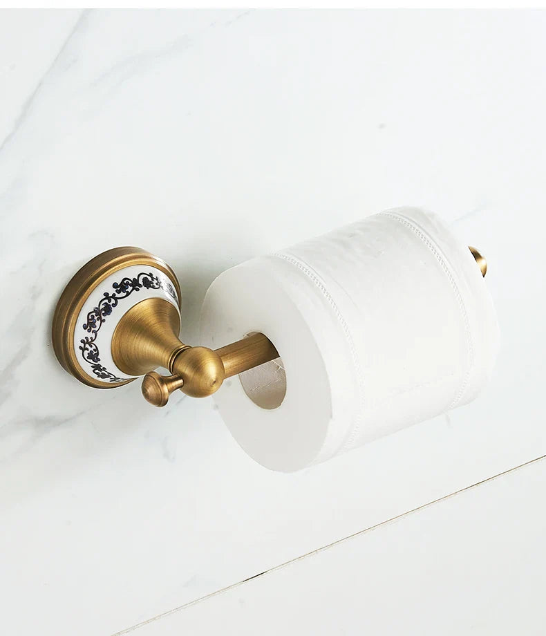 Antique Bronze Bathroom Hardware Set