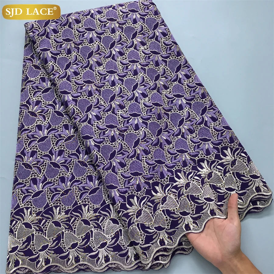 LACE African Nigerian Cotton Lace Fabrics