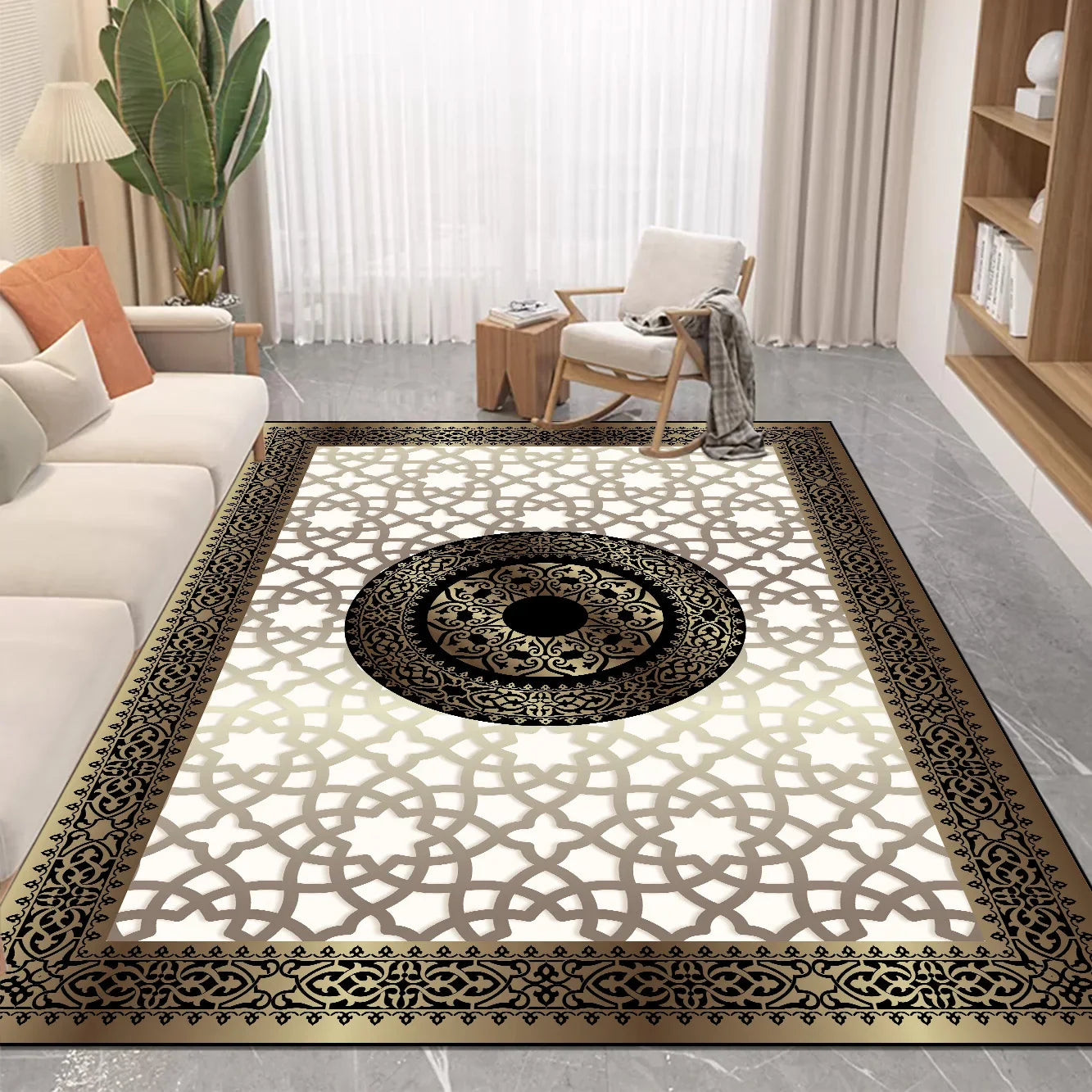 Nordic Luxury Style Carpet in The Living Room Decor Rugs