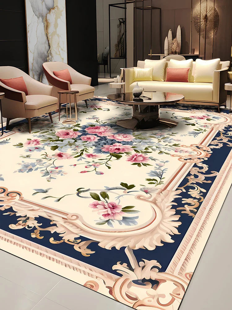 Pastoral Style Carpets for Living Room Bedroom Decor