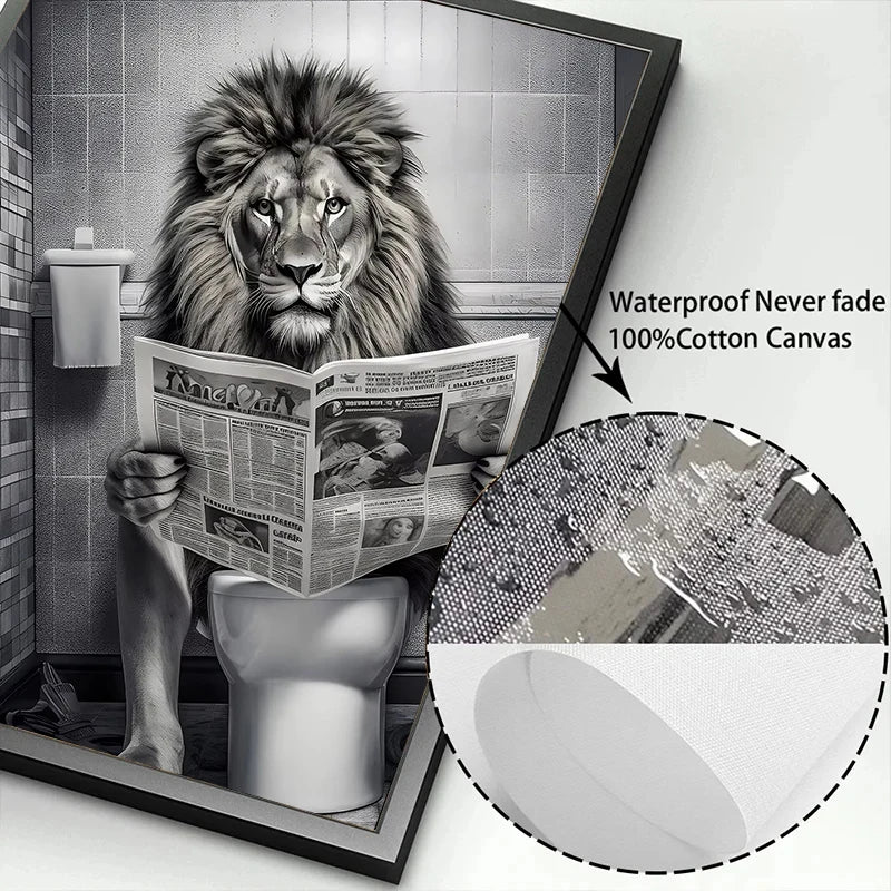 Funny Bathroom   Modern Wall Art