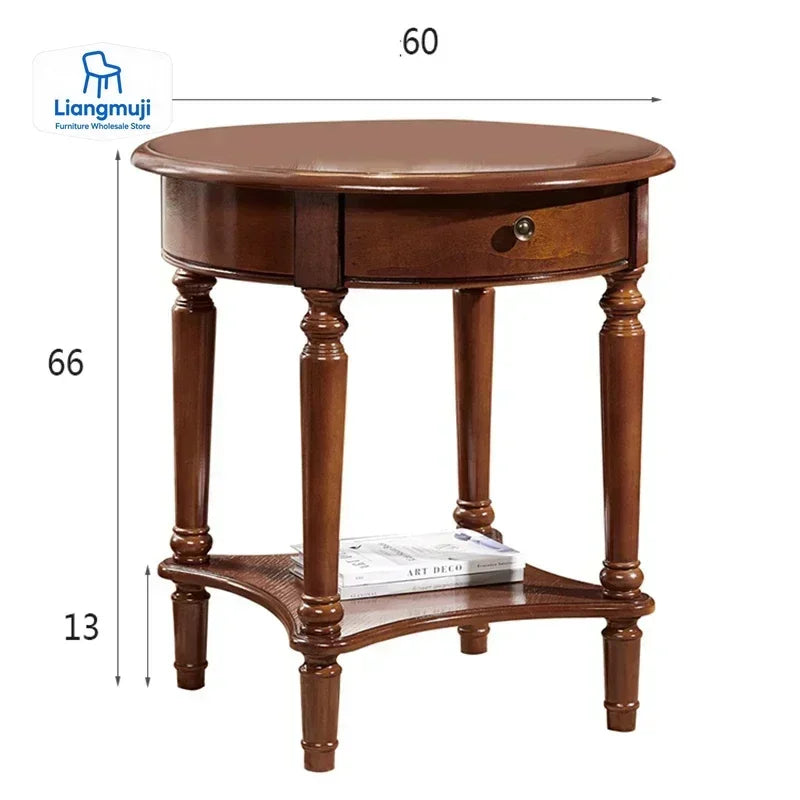 Elegant Center  Wooden Furniture Living Room Corner Sofa Side Coffee