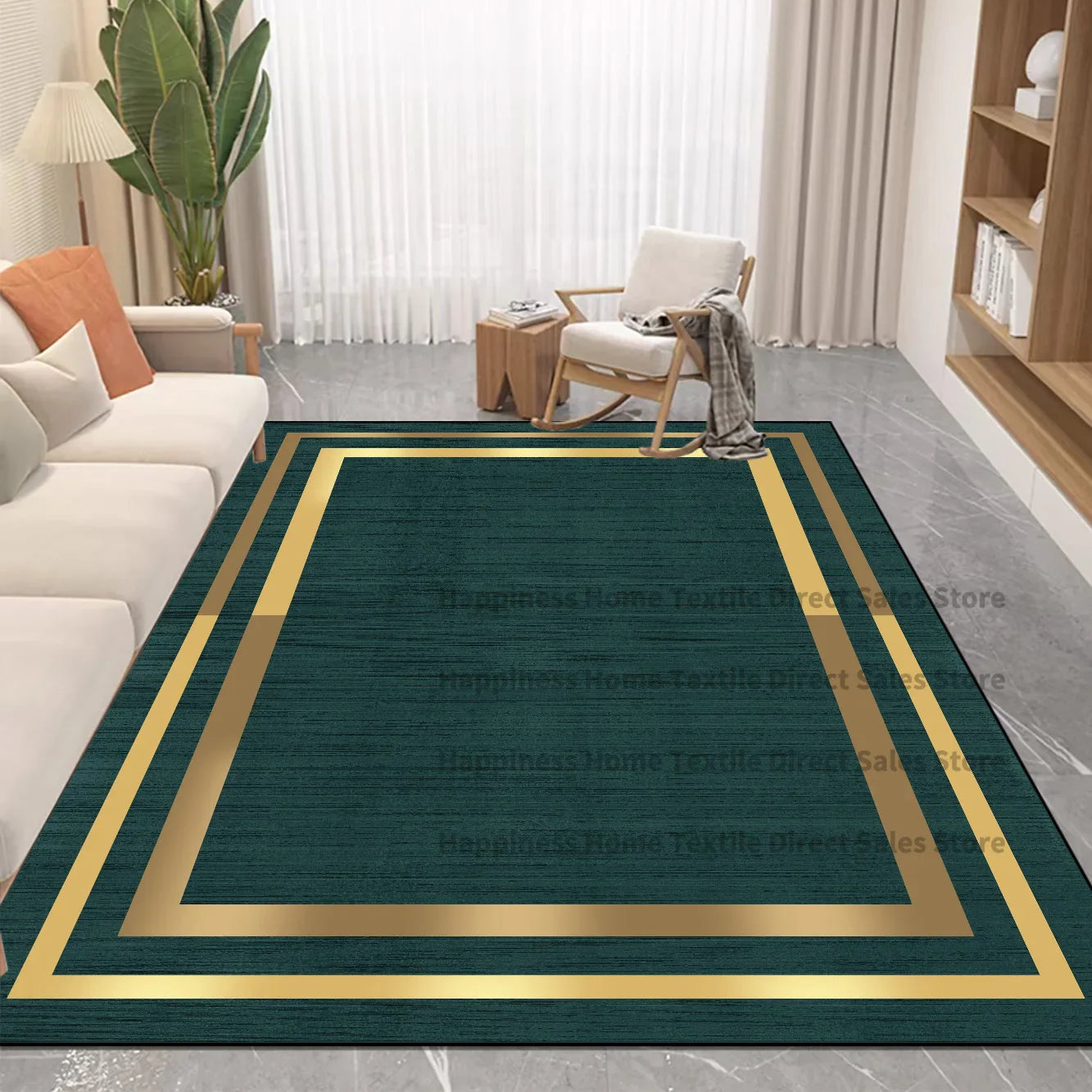 Nordic Luxury Style Carpet in The Living Room Decor Rugs