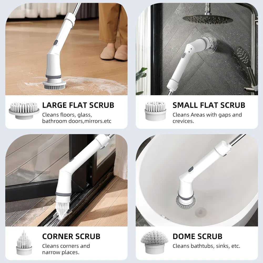 Viladepot Electric Cleaning Brush 9 in 1 Multifunctional Wireless Brush