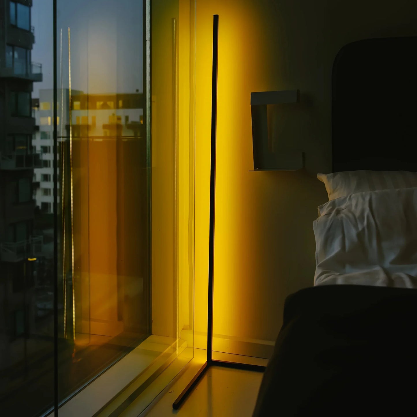 Corner Floor Lamp, 60-Inch Rgb Led Corner Lamp