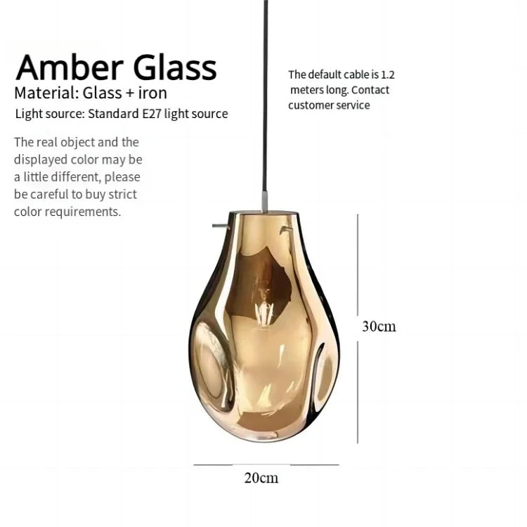 Modern Creative Colorful Glass Chandelier Contemporary Irregular Shape