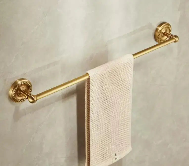 Bathroom Accessories Brass Antique Towel Rack,Paper holder Toilet Brush Holder,Towel Hanger Bath Hardware