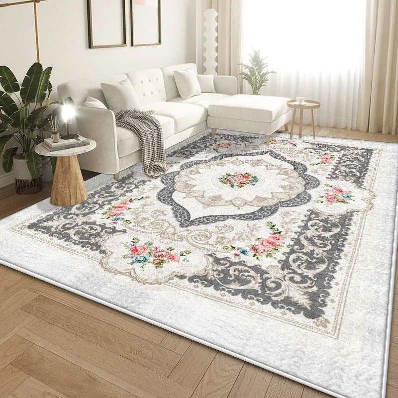 Retro Carpets for Living Room  Persian Design Rugs Large Size Non-slip Rug