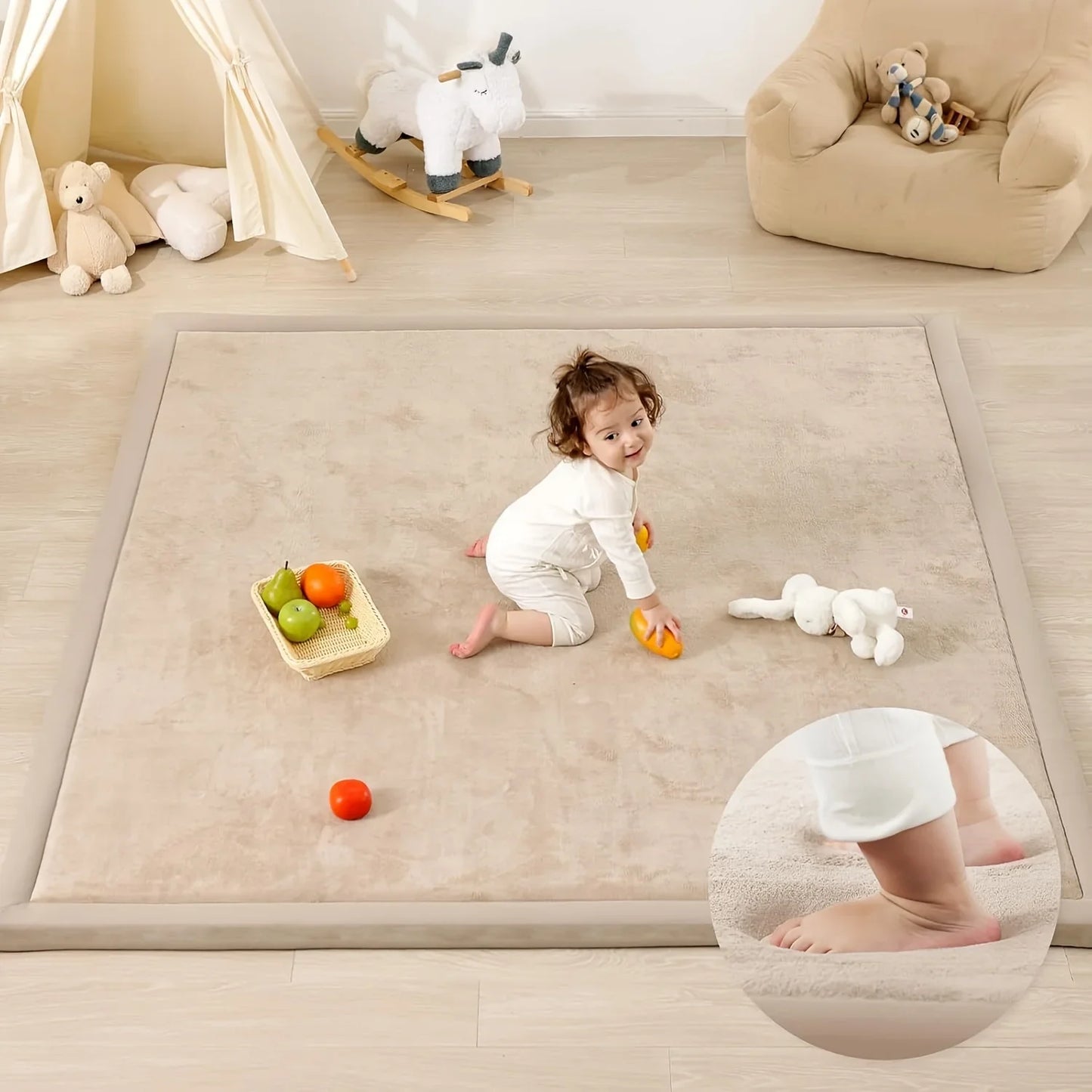 Carpet For Floor 3cm Thick Memory Foam Playpen Mat
