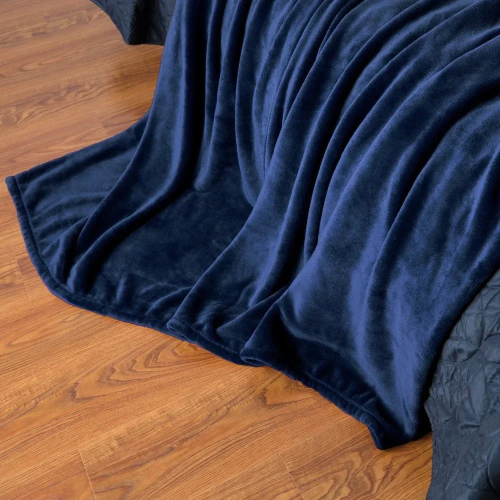 Coral Fleece Flannel Blankets Solid