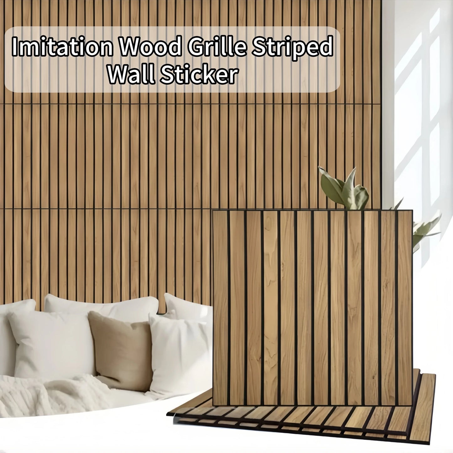 Faux Wood Grain  for Home Decor Peel and Stick Wall Panels
