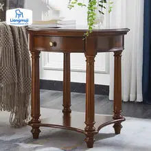 Elegant Center  Wooden Furniture Living Room Corner Sofa Side Coffee