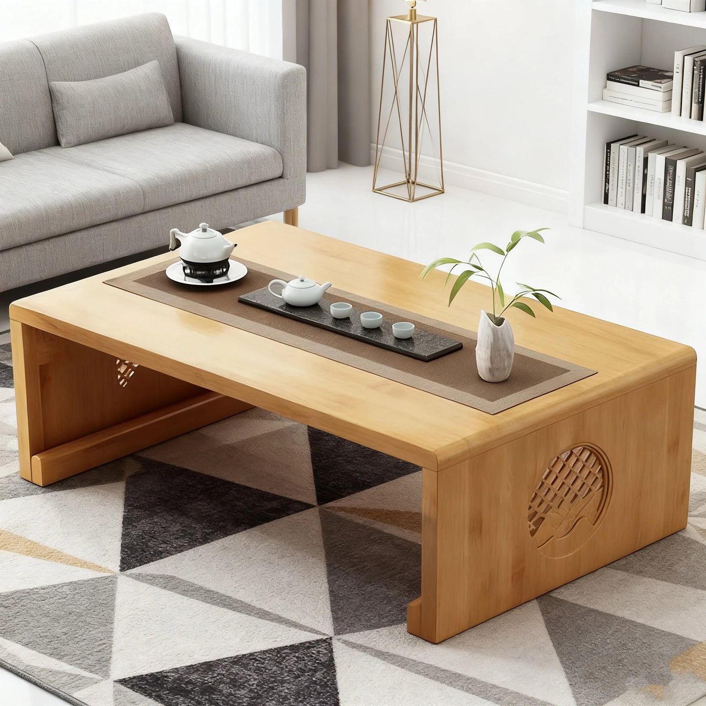 Foldable coffee table, Japanese-style low table