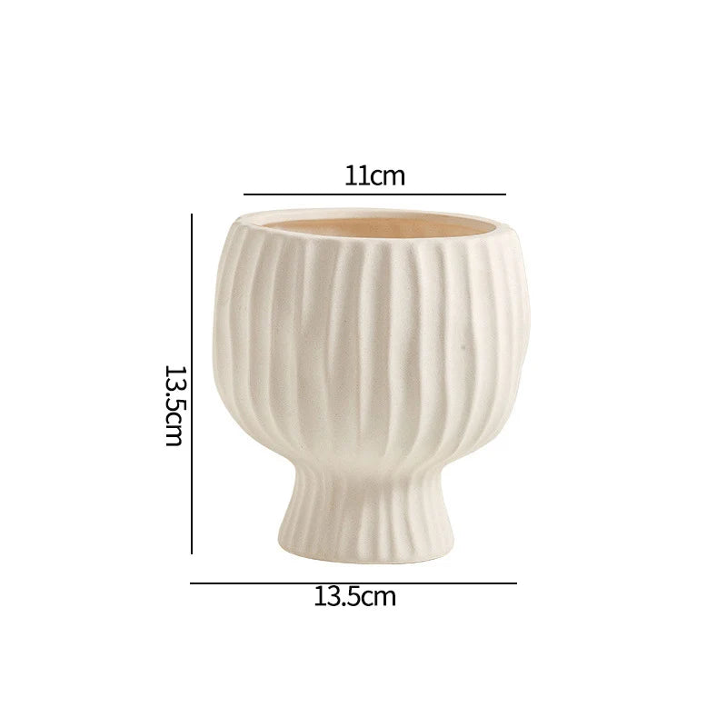Ceramics Nordic Vase Flower Vase Bedroom Kitchen Tabletop