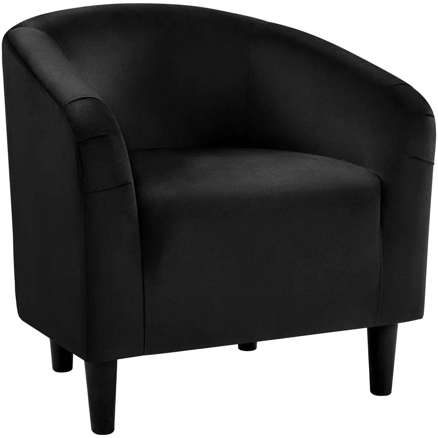 Barrel Chair, Modern Accent Chair Comfy Velvet Chair  for Living Room Bedroom Office,