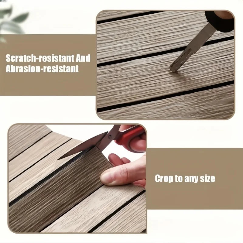 Faux Wood Grain  for Home Decor Peel and Stick Wall Panels