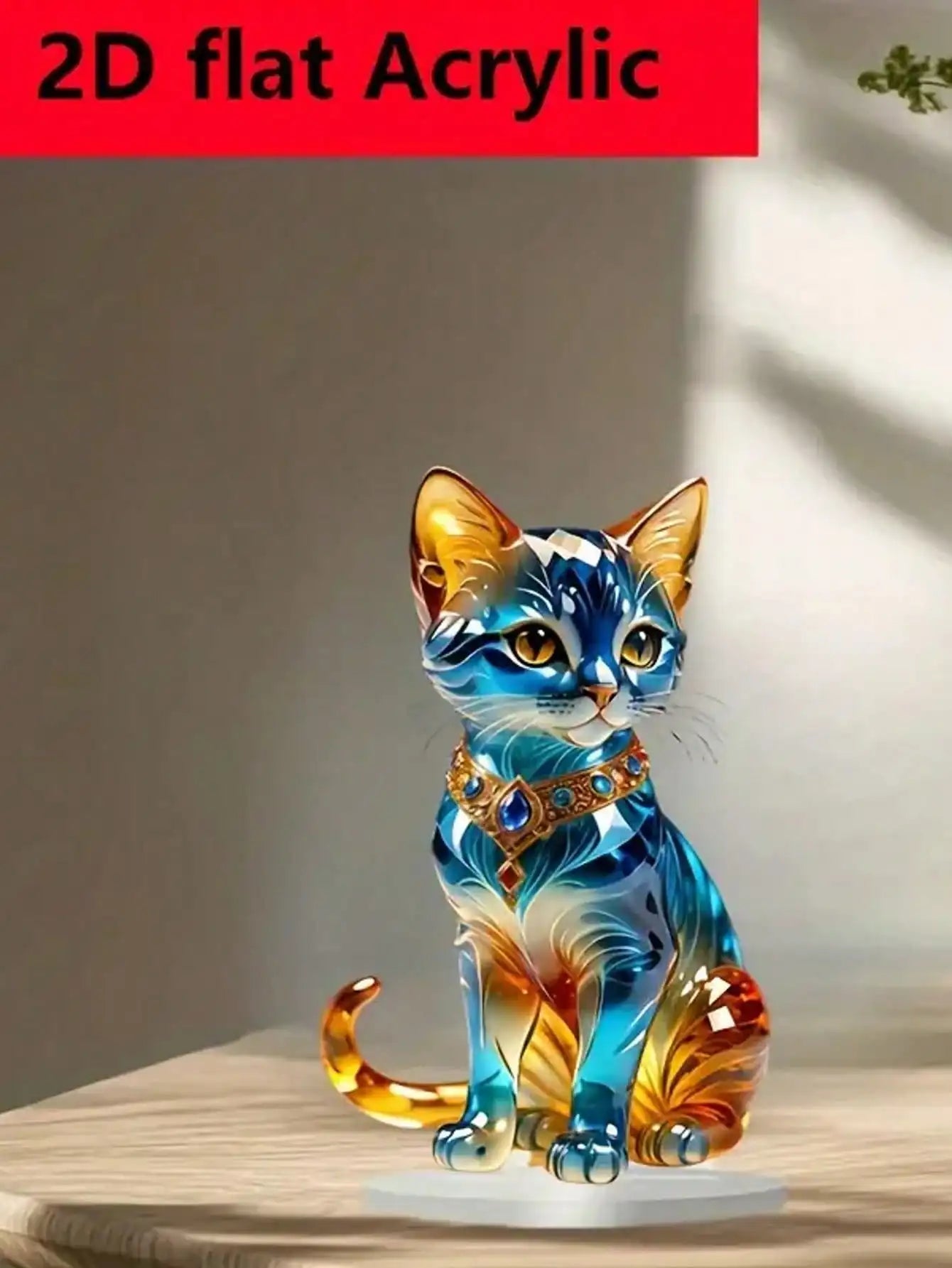 Elegant exotic cat table decoration sculptures,, classic decorations。