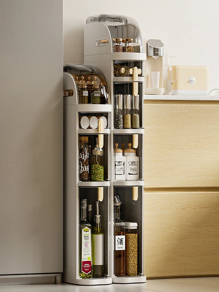 1 Piece Plastic 18Cm Narrow Size Gap Storage Cabinet