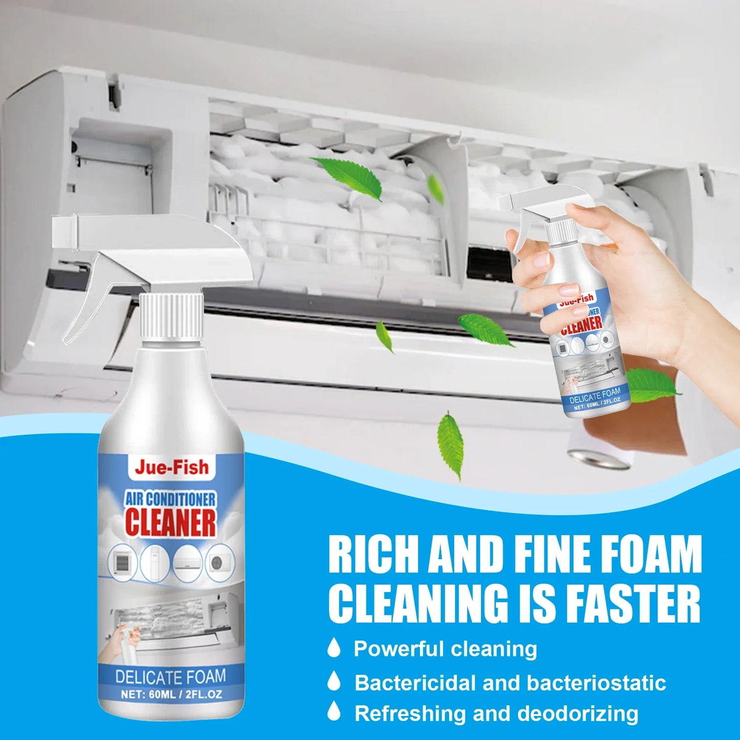 2pcs Air Conditioner Cleaner Spray  Foam Conditioner Cleaning Agent