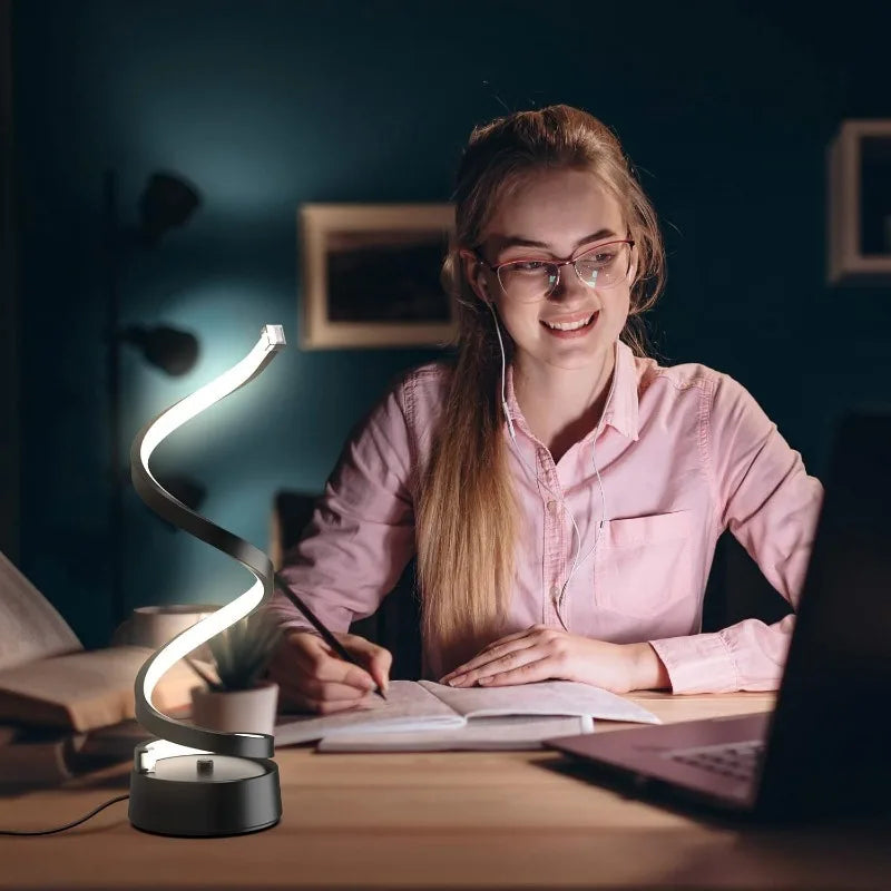 Classic Creative Spiral LED Table Lamp