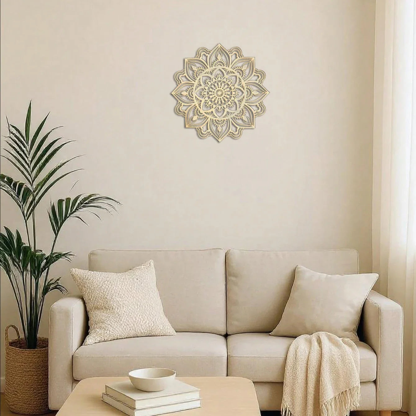 Gold Metal Wall Art Decor